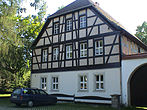 "Langenhessen", rectory, view from the church square