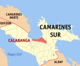 Calabanga na Camarines Sul Coordenadas : 13°42'32"N, 123°12'58"E