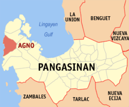 Kaart van Agno