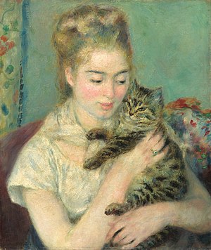 Pierre-Auguste Renoir - Femme au chat.jpg