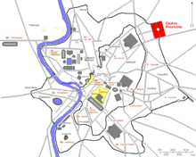 The Castra Praetoria and ancient Rome Plan Rome- Castra Praetoria.png