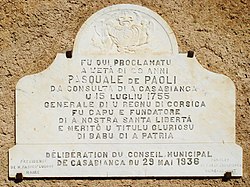 Plaque commémorative au couvent saint antoine de casabianca.JPG