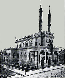 Early 20th Century photo of Plum Street Temple designed by Cincinnati architect James Keys Wilson Plum street temple at the beginning of the 20yh century-1.jpg