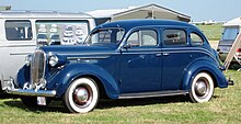 1938 Plymouth P6 4-door sedan Plymouth P6 sedan 1938 Schaffen-Diest 2012.jpg