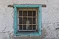 English: Barred window at the obsolete smithy Deutsch: Vergittertes Fenster der aufgelassenen Schmiede