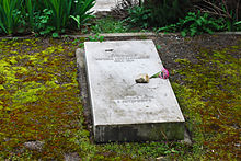 Mravina's grave in the Polikur memory cemetery in Yalta, Crimea