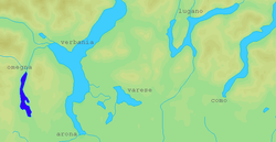 Lago d'Orta - Localizzazione