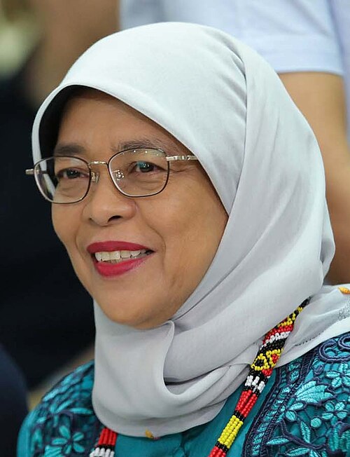 Image: President Halimah Yacob in 2019