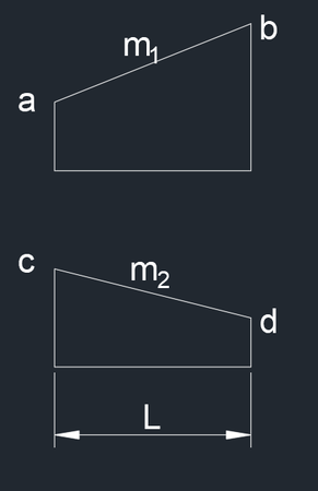 Pro integraci dvou lichoběžníků platí:'"`UNIQ--postMath-00000012-QINU`"'