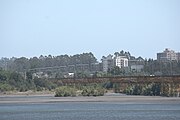 Puente ferroviario Biobío en Concepción. Concepción, diciembre de 2019