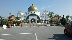 Masjid Selat Melaka mosque on Pulau Melaka