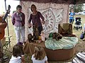 puppet theatre auf dem Markt