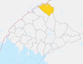 Location of Pyŏktong County