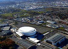 Le Centre Vidéotron et le Colisée Pepsi dans le quartier Lairet