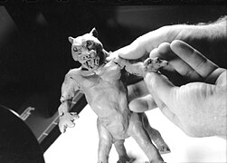 Cheetaur clay model.