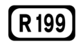 File:R199 Regional Route Shield Ireland.png