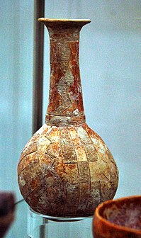 Red polished Cypriot flask (c. 2200 - c. 1700 BC) Red polished cypriot flask Antikensammlung Kiel.jpg