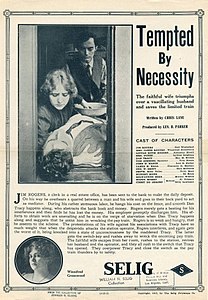 Folleto de lanzamiento de TEMPTED BY NECESSITY, 1912.jpg