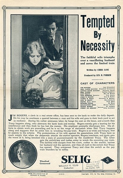 File:Release flier for TEMPTED BY NECESSITY, 1912.jpg