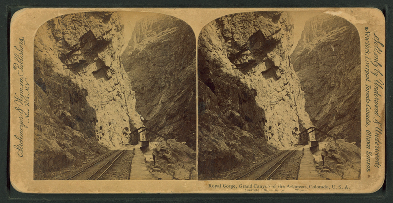 File:Royal Gorge, Grand Canyon of the Arkansas, Colorado, U.S.A, from Robert N. Dennis collection of stereoscopic views.png