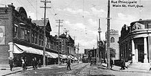 Rue Principale in Hull, 1920 Rue Principale, Hull, Quebec (1920).jpg