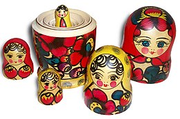 A nested set of Russian dolls. Russian-Matroshka no bg.jpg