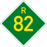 Provinsiale roete R82 shield