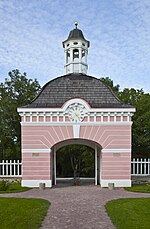 Das Torhaus im Sagadi-Herrenhaus in Estland.