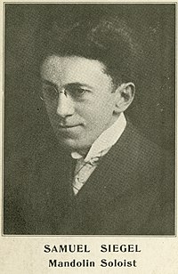 Samuel Siegel, from a 1918 tour with William Foden and Frederick J. Bacon