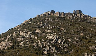 Les ruines depuis le monastère San Pere de Rodes.
