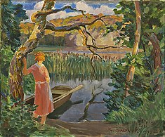 Woman on a Shore, Scene from Åland, 1932