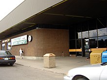 Bus depot for the Saskatchewan Transportation Company in downtown. Saskatchewan Transportation Company Building.JPG