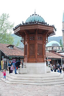 Pospisil's Sebilj in Bascarsija Sebilj in Sarajevo (8269348990).jpg