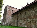 Esterni dell'abbazia di Santa Giustina di Sezzadio, Piemonte, Italia