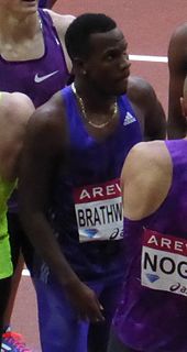 Shane Brathwaite Barbadian hurdler