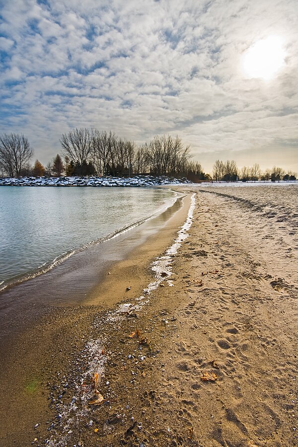 Image: Shore at Woodbine Beach