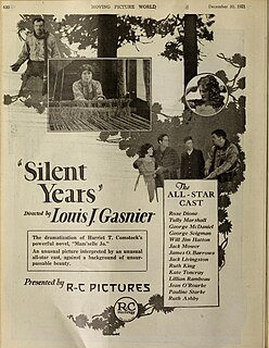 <i>Silent Years</i> 1921 film