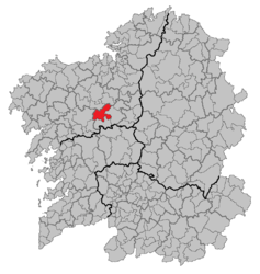 Pedrouzo - Carte