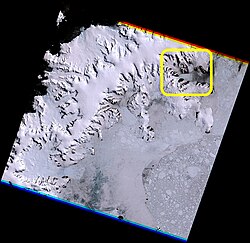 Glacier Sjögren, Antarctique.jpg