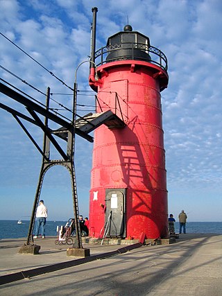 <span class="mw-page-title-main">South Haven Light</span> Lighthouse in Michigan, United States