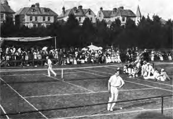 1890 Men's Singles final between Ziffo and Baldwin