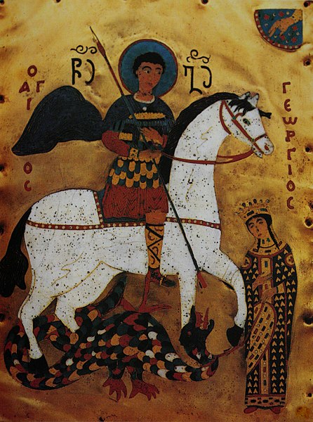 File:St.George rescuing the emperor's daughter.JPG