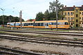 Himmelstreppe bei der Einfahrt am Alpenbahnhof St. Pölten (Schmalspur)}}