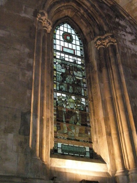 File:Stained glass window on the north wall at Southwark Cathedral - geograph.org.uk - 1257997.jpg