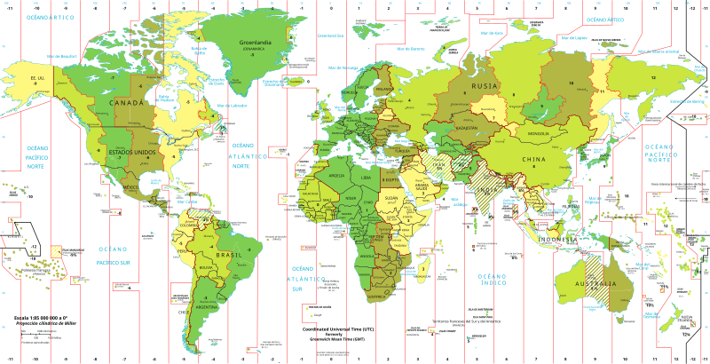 File:Standard time zones of the world (2012)-es.svg