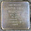 Stolperstein Schlüterstraße 80 (Martha Gilda Wagschal) in Hamburg-Rothenbaum.jpg