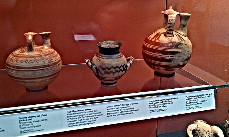 File:Sub-Mycenaean Pottery - British Museum.jpg