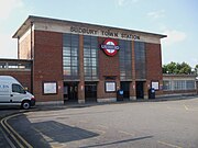 Sudbury Town Sudbury Town stn main entrance.JPG