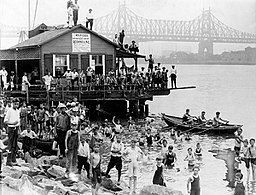Summertime on the East River, 1921