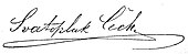 signature de Svatopluk Čech